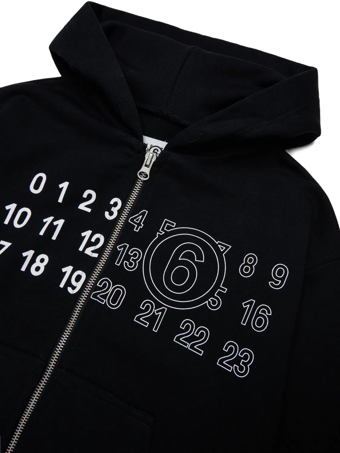 MM6 Maison Margiela Худи Numeric Signature Черный — фото 2