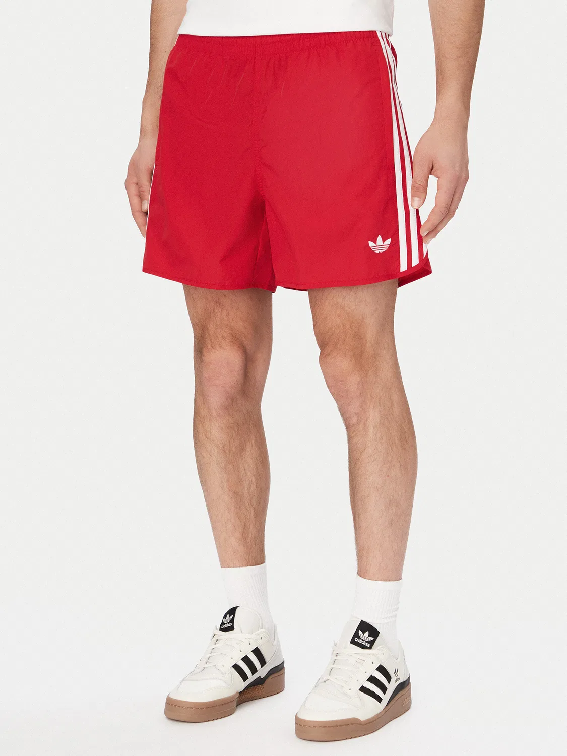 Мужские спортивные шорты стандартного кроя Sprinter Adidas, красный