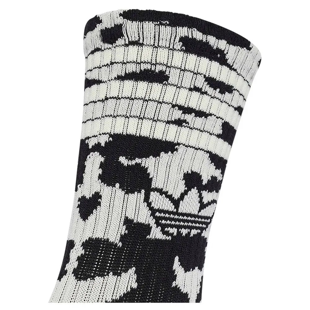 Женские носки с принтом Animal Graphic Adidas Originals, White — фото 3