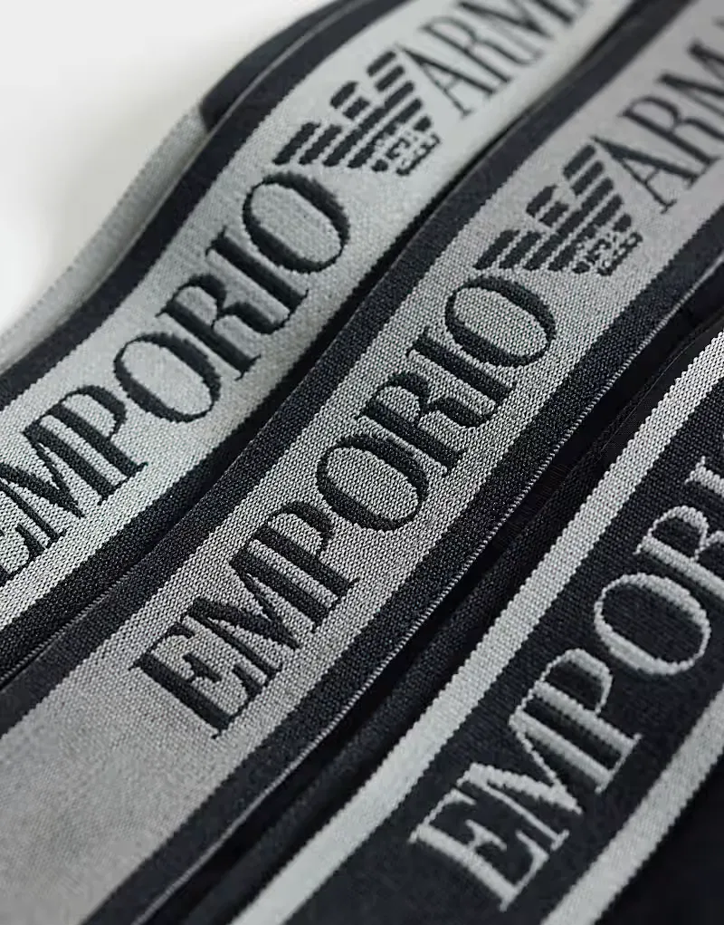 Трусы-брифы 3 шт Emporio Armani Bodywear, черный — фото 2