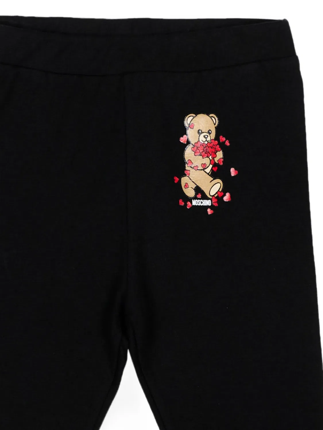 Леггинсы с принтом Teddy Bear Moschino Kids, черный — фото 3