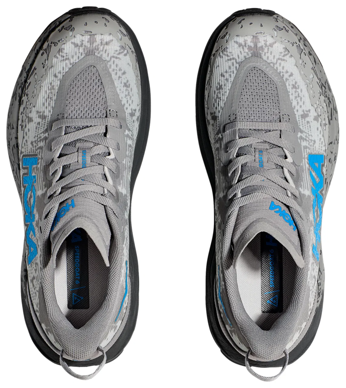 Кроссовки для девочек Speedgoat 6 HOKA, цвет Galactic Grey/Blue — фото 4