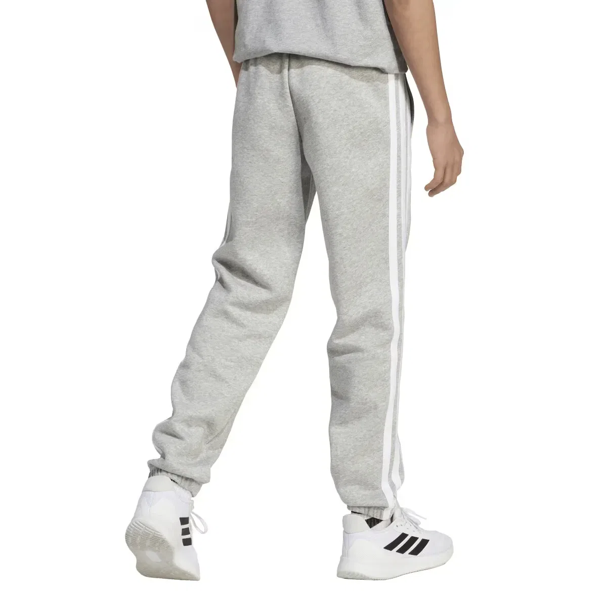 Детские спортивные штаны для мальчиков из футера adidas, Gris — фото 3