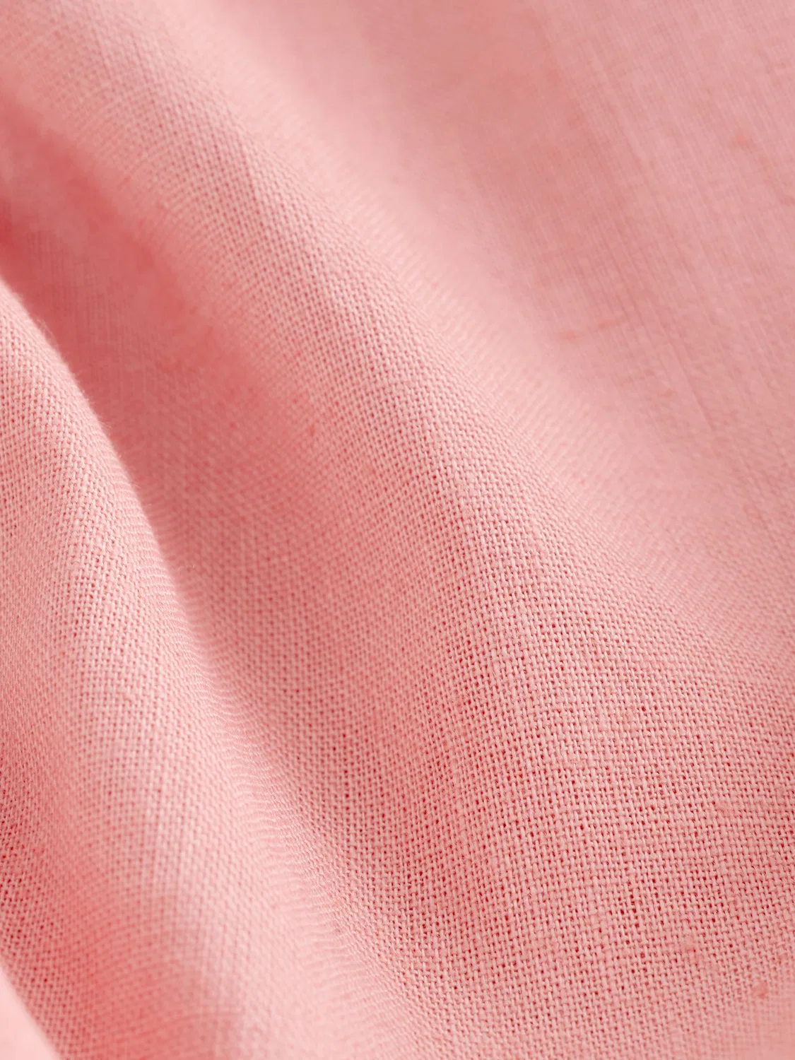 Рубашка с коротким рукавом из льняной смеси, модель Coral Pink Next, коралловый розовый — фото 4
