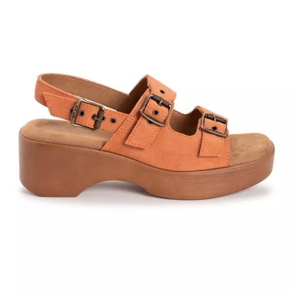 Женские босоножки Calliope с ремешками Muk Luks, цвет natural suede — фото 2