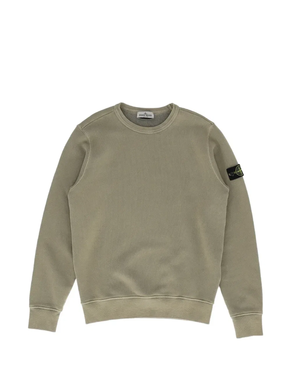 Джемпер с нашивкой-логотипом Stone Island Junior, зеленый