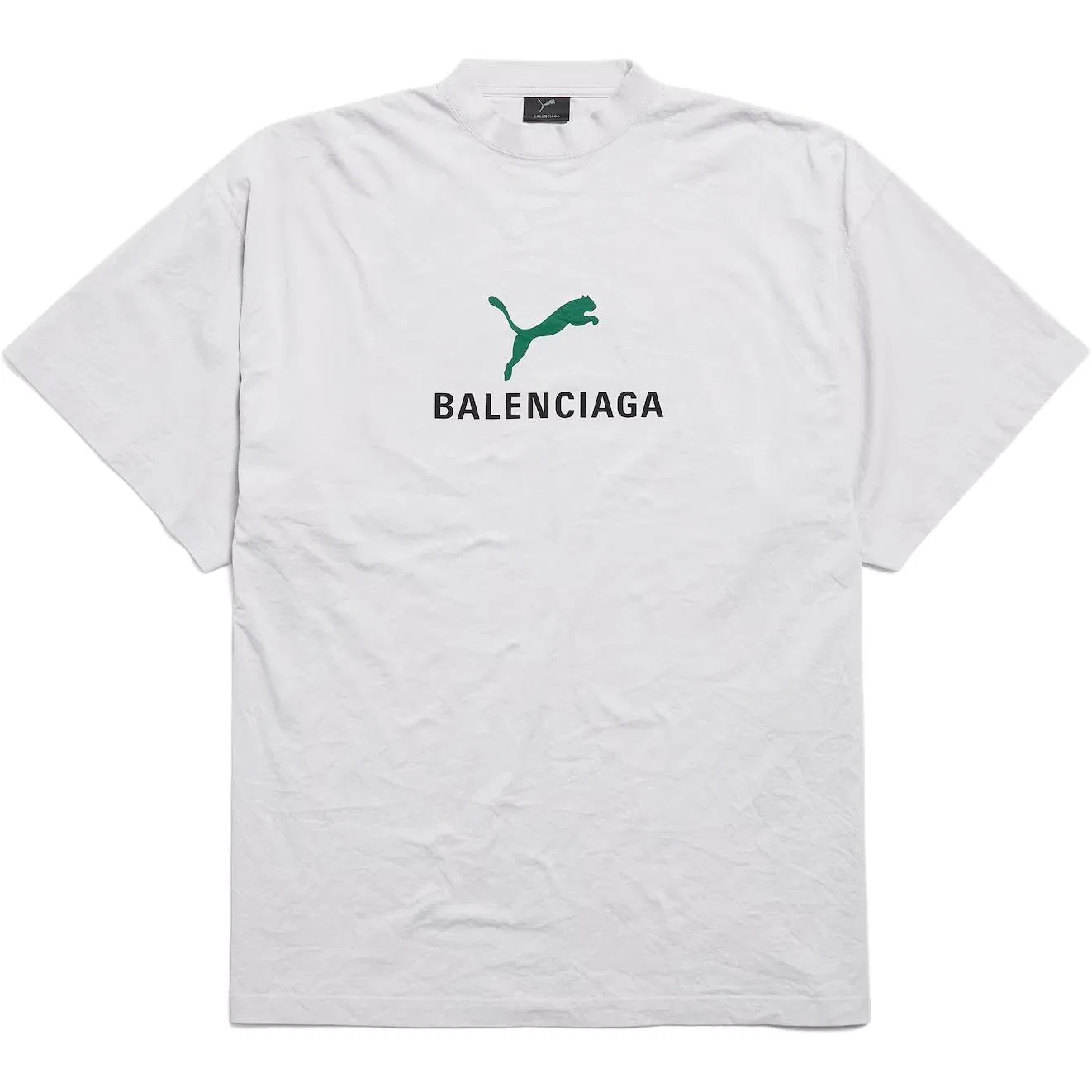 Женская футболка свободного кроя Balenciaga, Distressed White