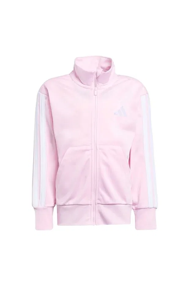 Детский спортивный комплект для девочек с принтом Adidas, Clear Pink White — фото 2