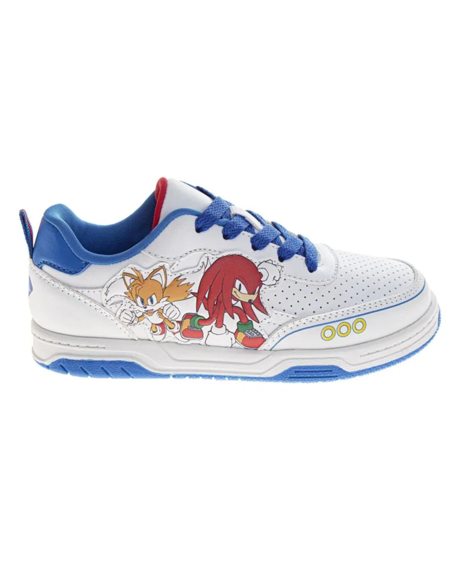 Кроссовки для мальчиков Rival Racers Court Sneakers Sonic The Hedgehog, White Blue — фото 2