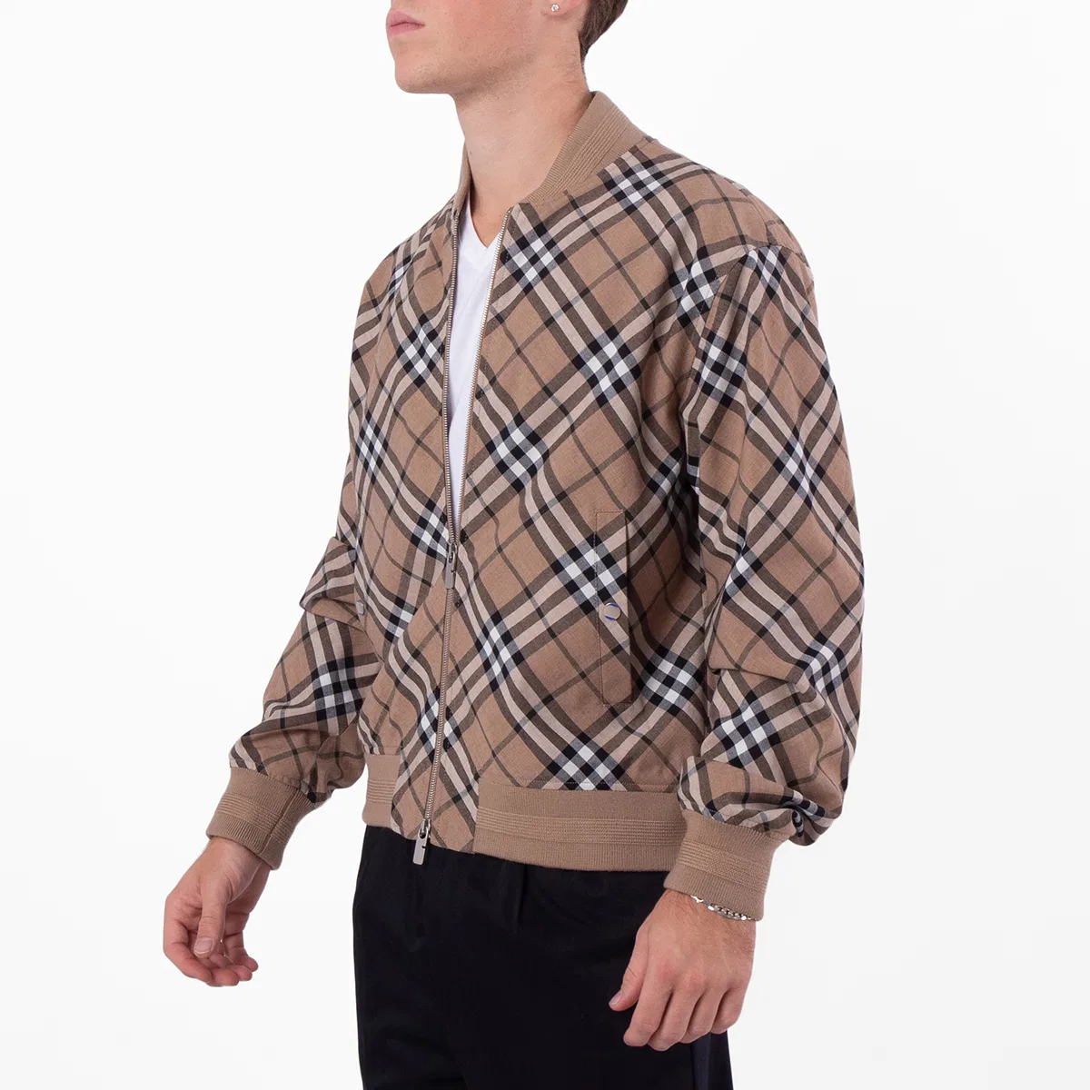 Куртка Burberry Ered Harrington Check Jacket, Linden Ip Check — фото 3