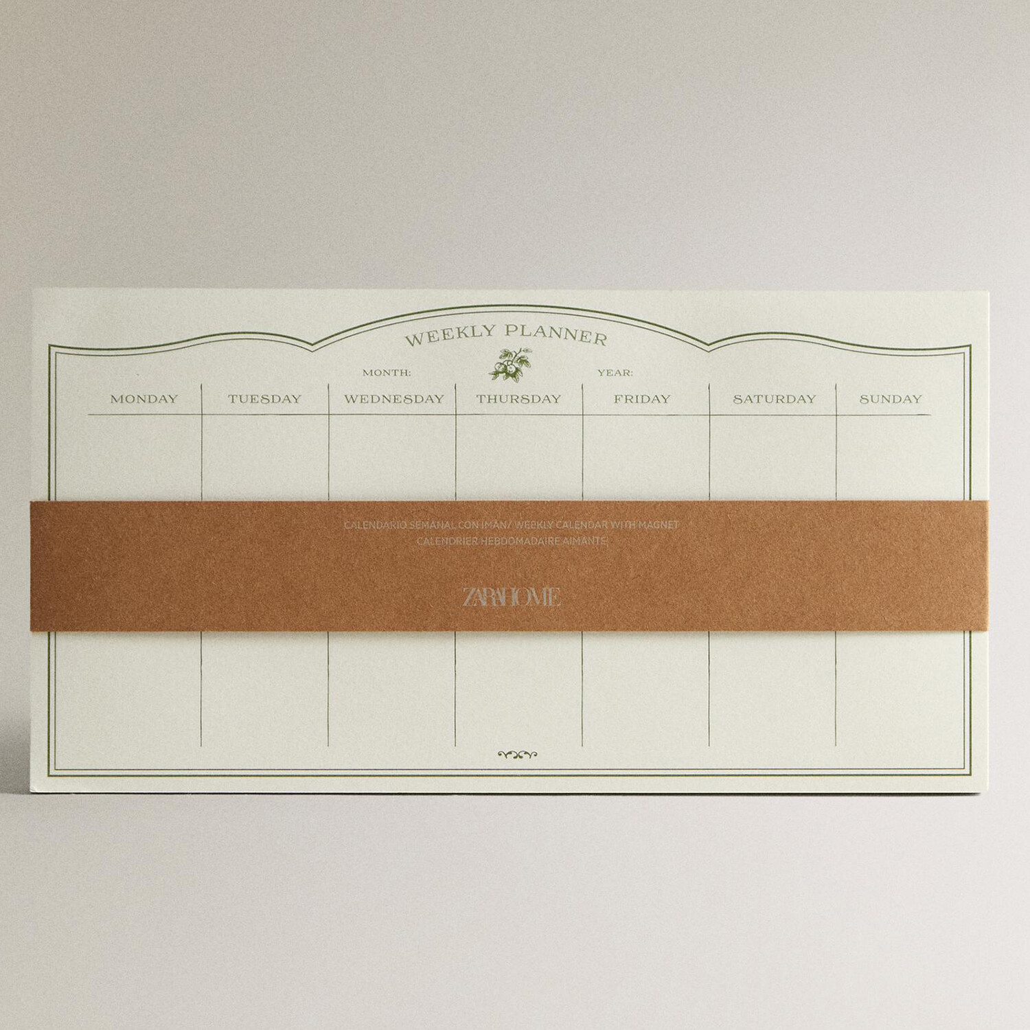 

Календарь на холодильник с магнитом Zara Home, 30х16х3 см, 50 листов