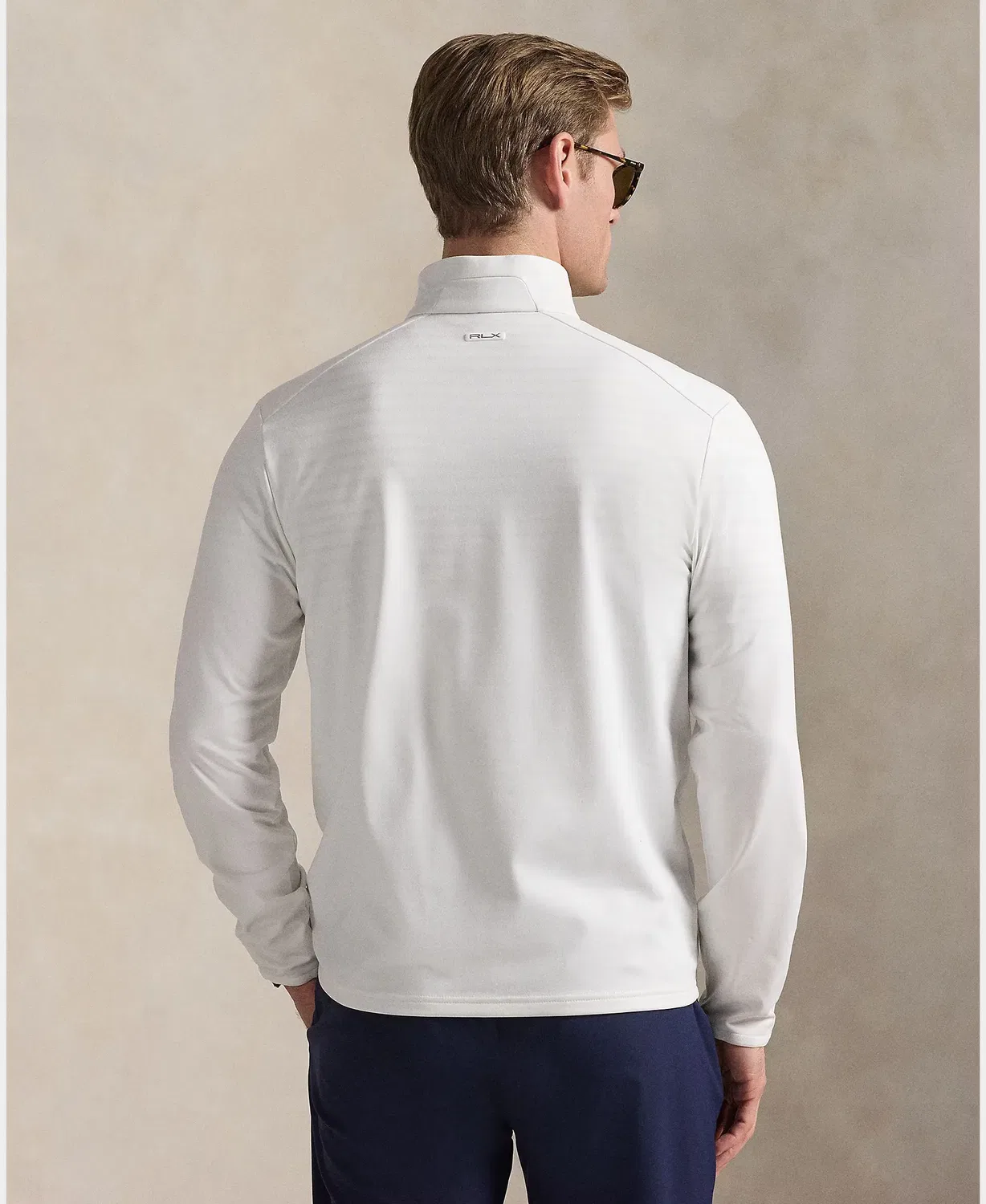 Мужской свитшот из эластичного трикотажа Ralph Lauren, Blanco — фото 2