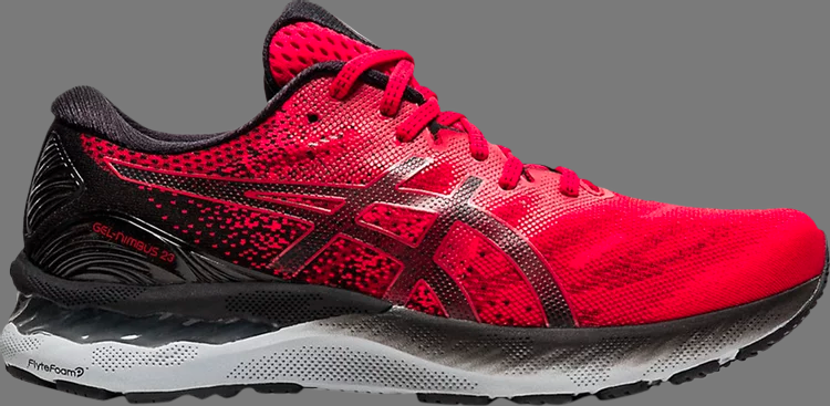 Кроссовки gel nimbus 23 'classic red black' Asics, красный - фото