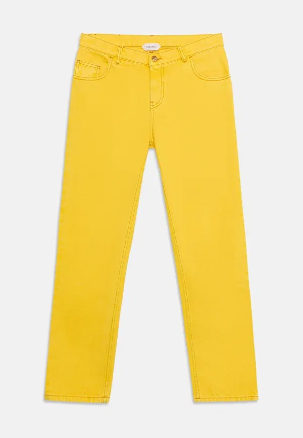 Джинсы прямого кроя Pant Bull Capo унисекс Versace, желтый