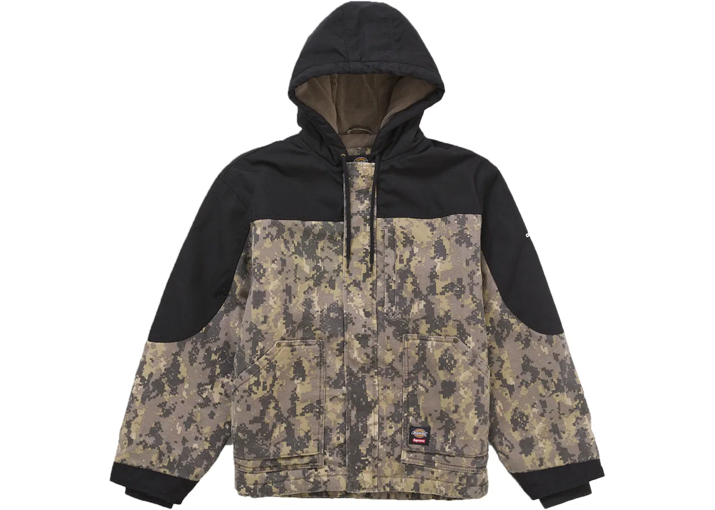 Мужская куртка-худи с капюшоном Cordura с принтом Jacket Supreme, Digital Camo