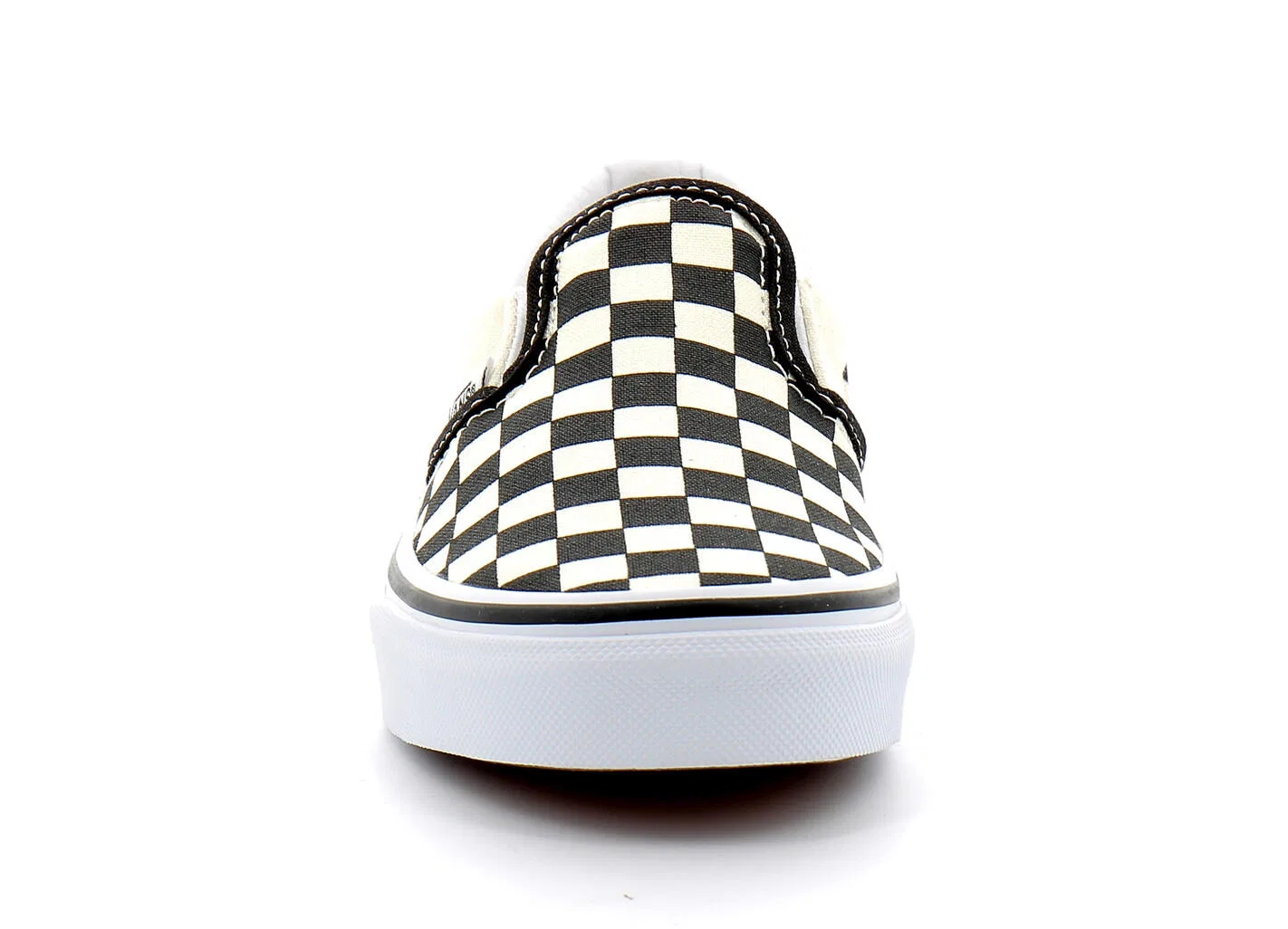 Детские кеды-слипоны с шахматным принтом Classic Slip-On Vans, Bunt Weiss — фото 2