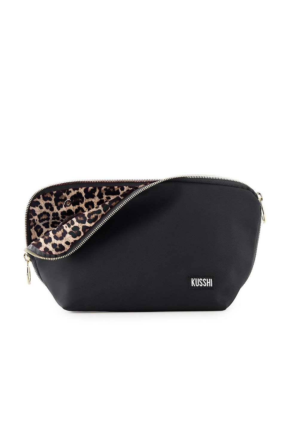 

Сумка "Signature" Kusshi, black & leopard nylon