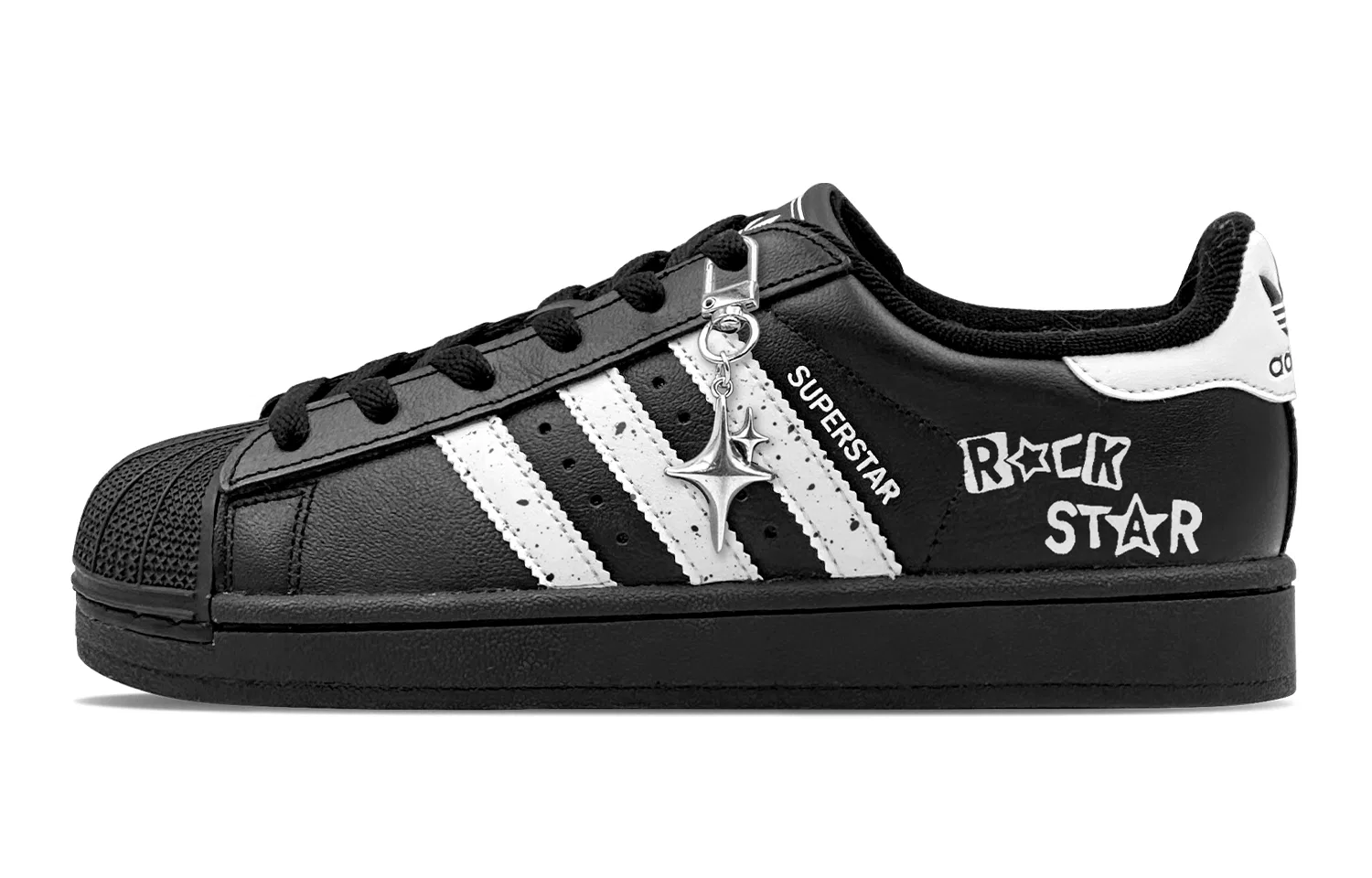 Детские кроссовки-скейтбординг с принтом Adidas Originals, Черный — фото 3