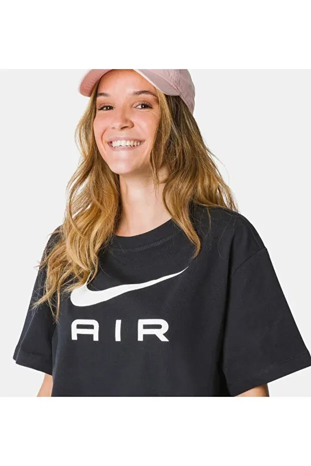 Женская футболка с принтом Nike, Black — фото 3