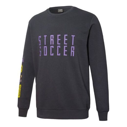 

Толстовка bvb street soccer crew alphabet printing round neck black Puma, бежевый