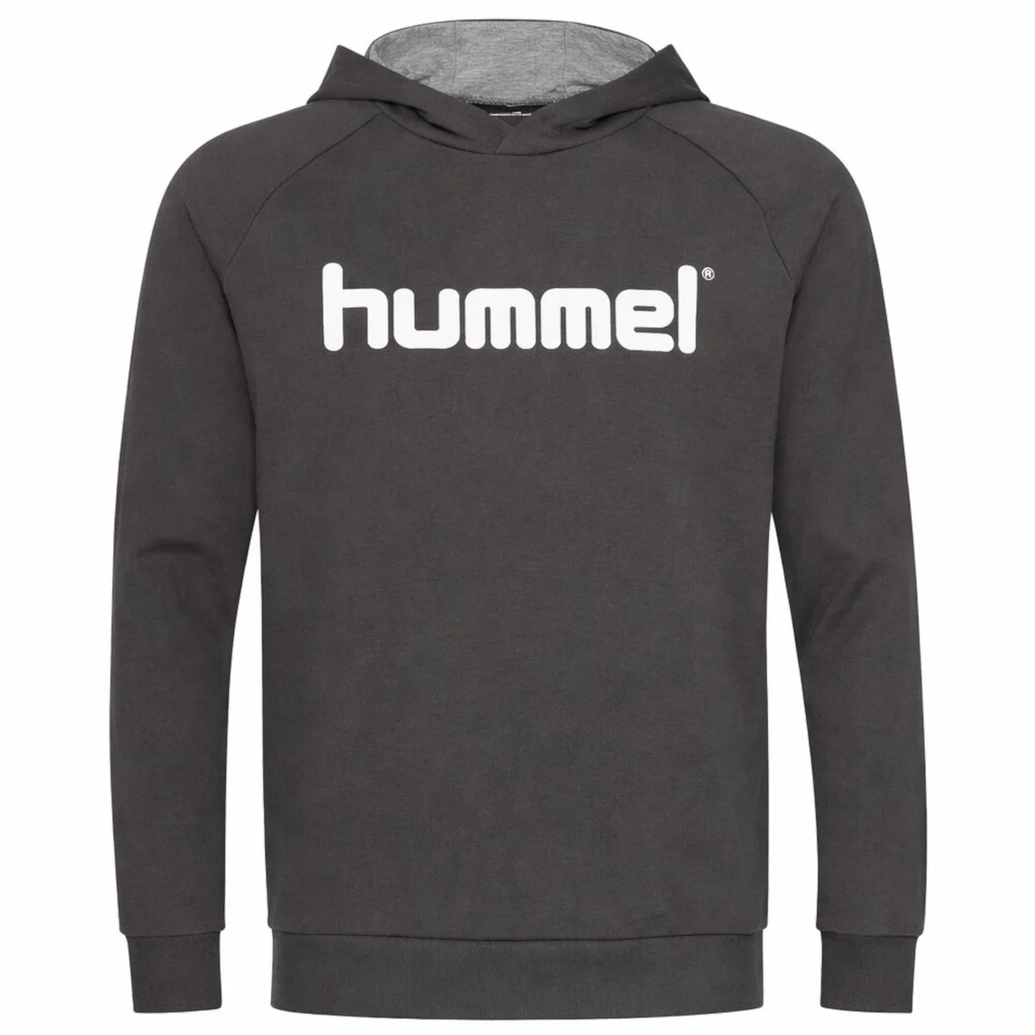 Детское худи с логотипом Go Kids Cotton Logo Hoodie Hummel, Grau