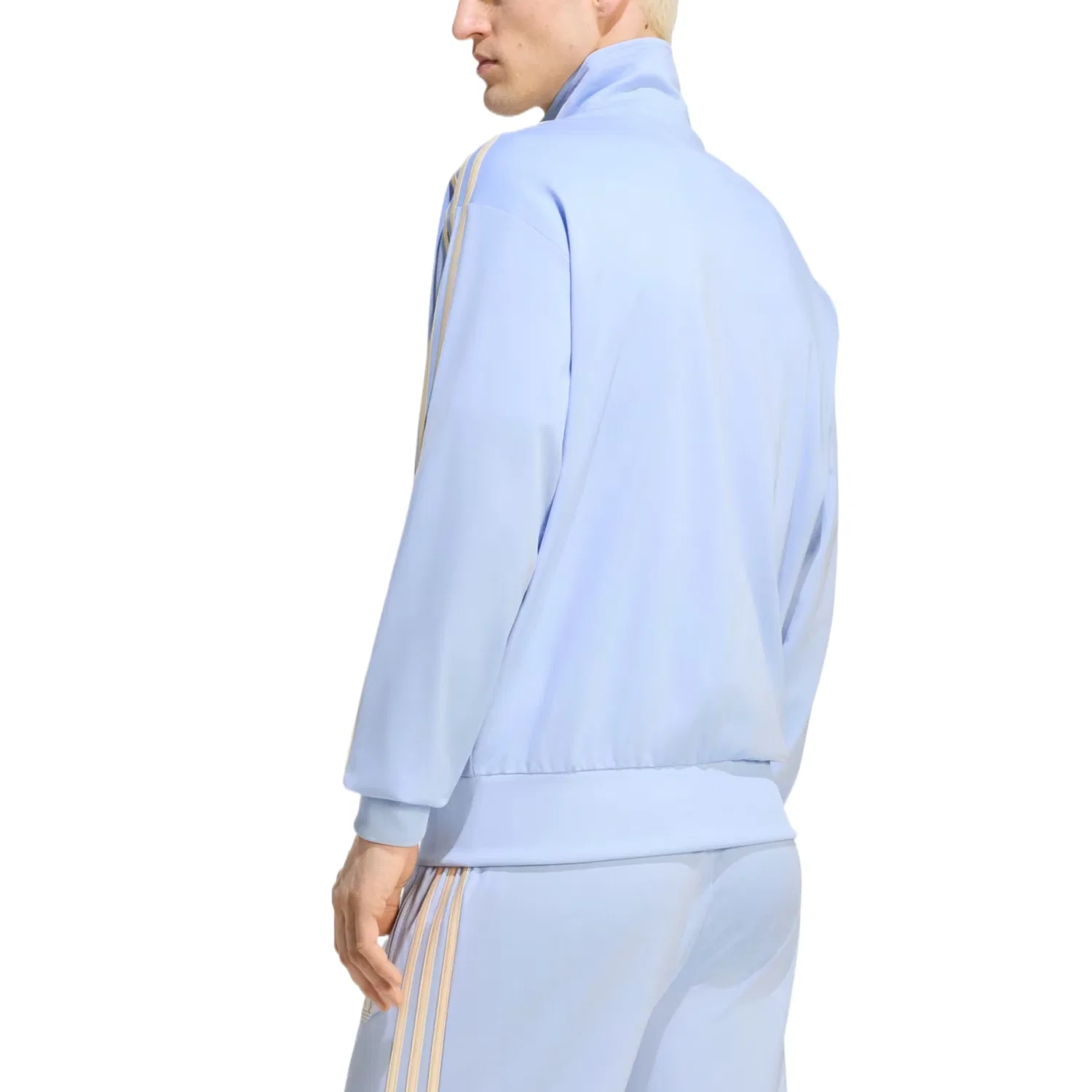Мужская куртка с воротником-стойкой Blue Dawn/Warm Vanilla Adidas Originals, Blue Dawn/Warm Vanilla — фото 4