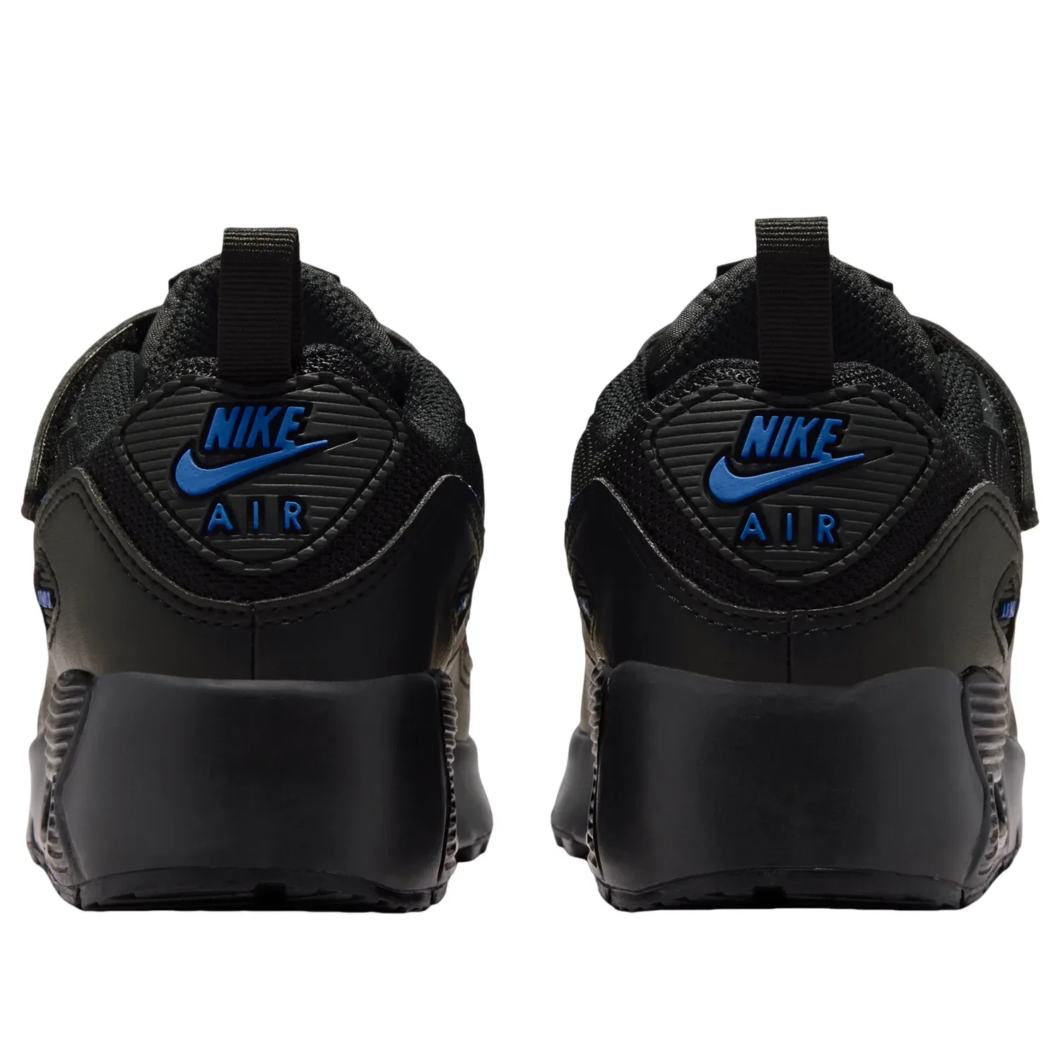 Детские кроссовки с текстильным верхом Air Max 90 'Black Dark Smoke Grey' Nike, Black/Dark Smoke Grey — фото 3