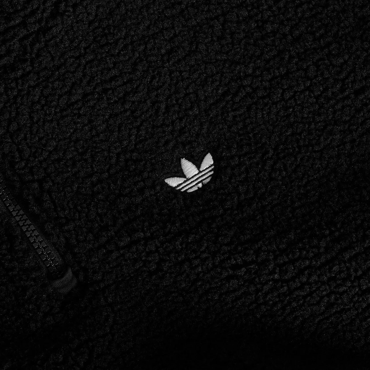 Женская куртка-худи из флиса с капюшоном X Jennie Adidas, Black — фото 2