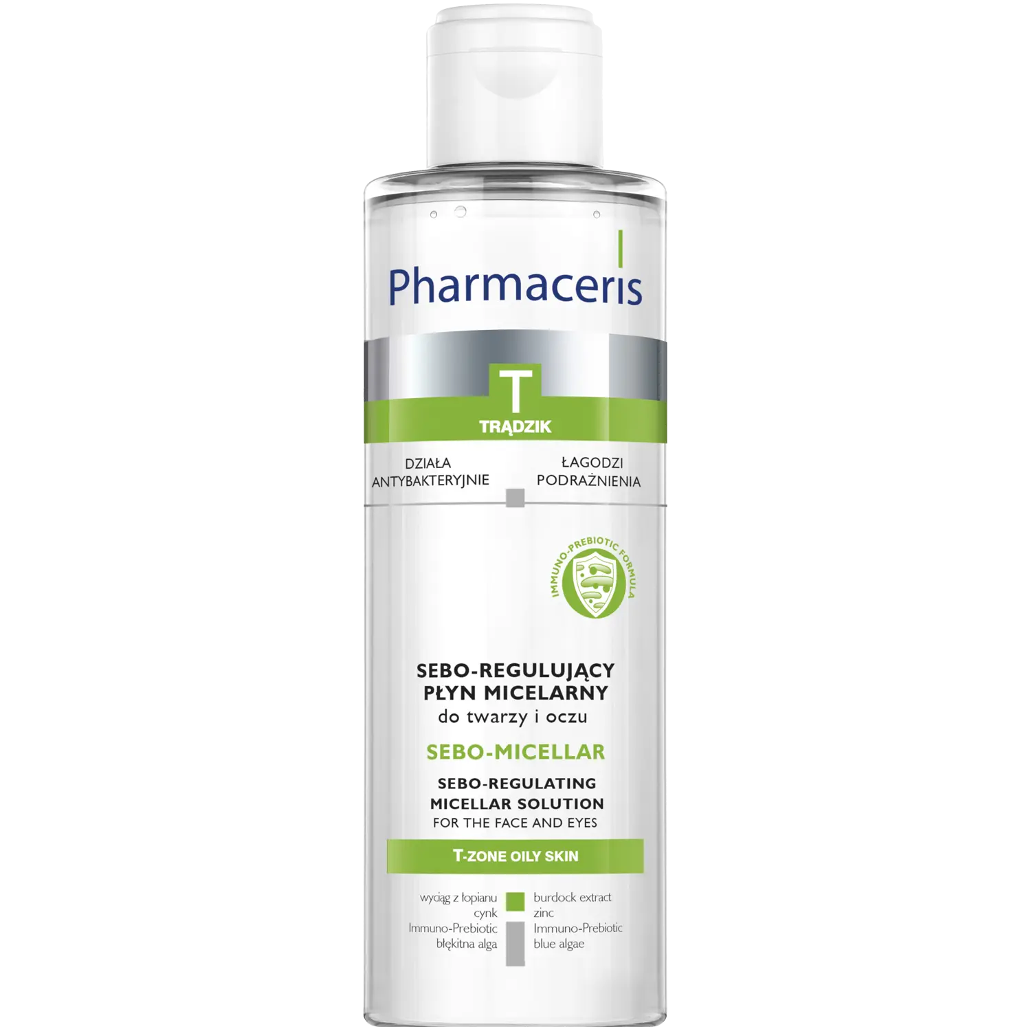 

Pharmaceris T Sebo-Micellar себорегулирующая мицеллярная вода для лица и глаз, 200 мл