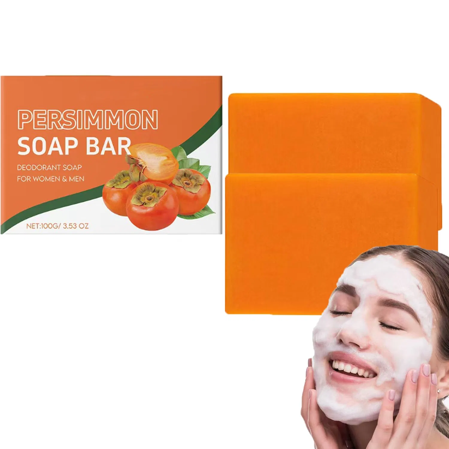 Мыло хурмовое, Sgjwyc, 2 шт., 100 г, Lemon