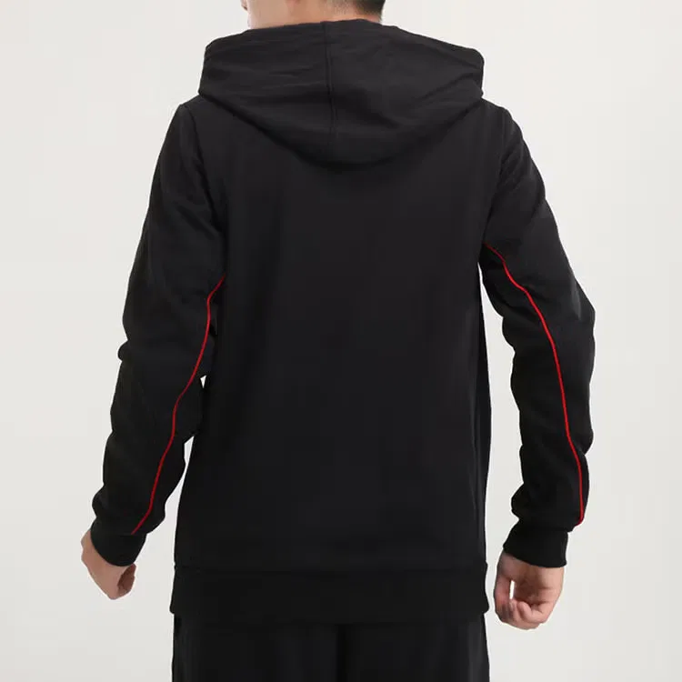 Спортивная куртка с капюшоном мужская Adidas, черная — фото 4