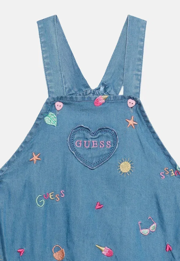 Детский комбинезон Guess, светло-розовый/голубой — фото 4