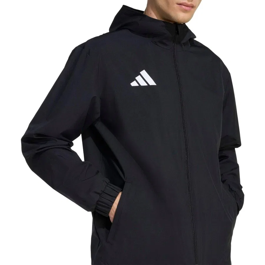 Спортивная кофта с капюшоном ENT26 Aw Jkt adidas, Черный — фото 4