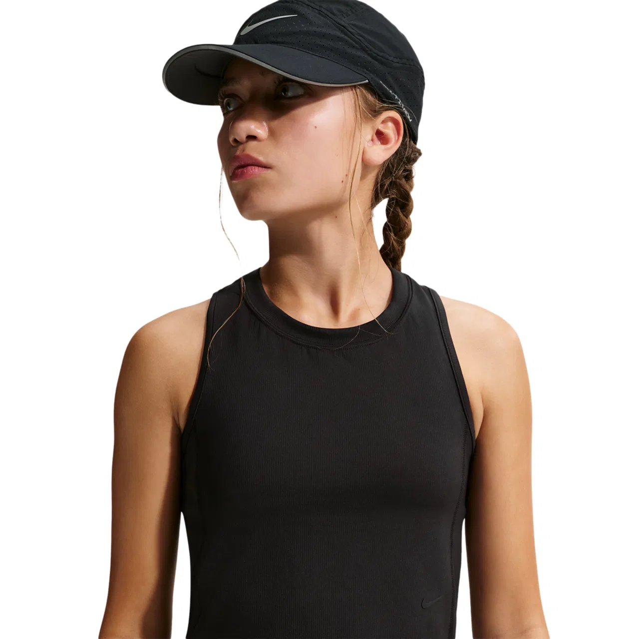 Майка для девочек DriFit Ribbed Nike, черный