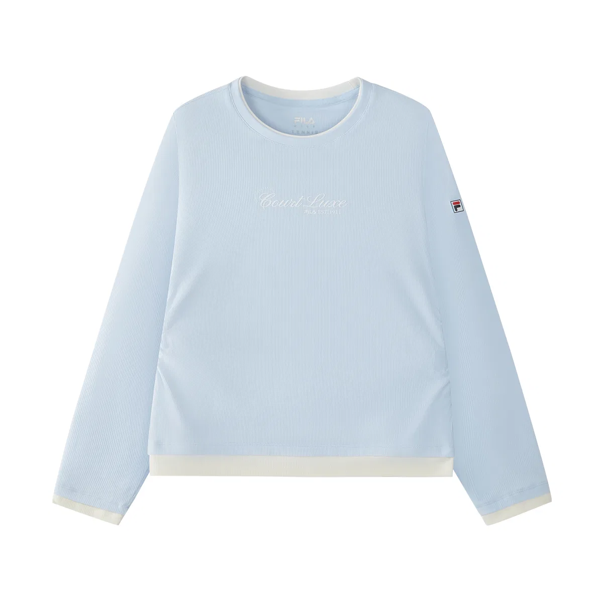 Детская футболка с круглым вырезом Sky Blue FILA KIDS