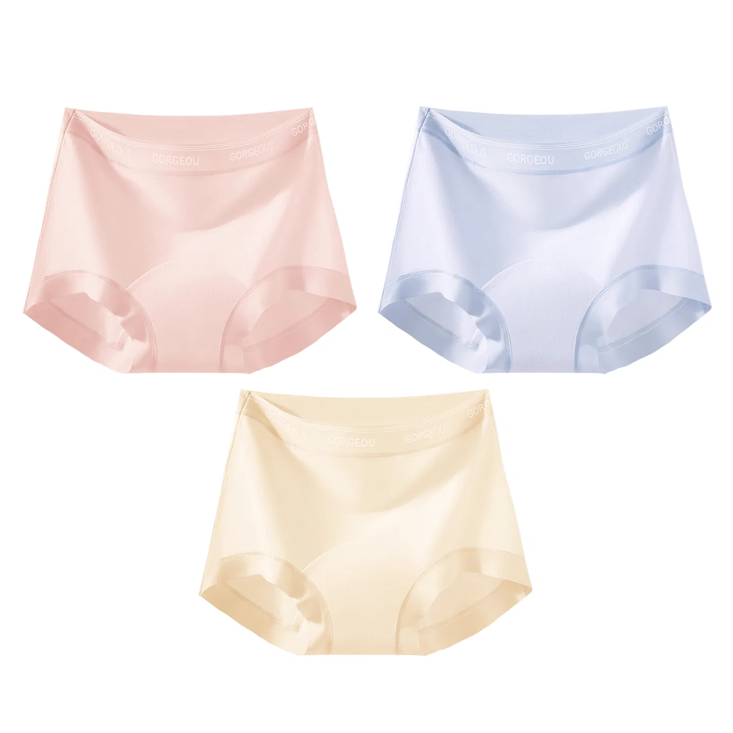 Детские боксеры для девочек хлопковые Red bean, Peach Pink+Blue+Yellow
