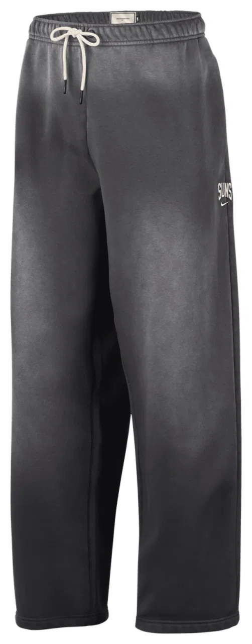 Мужские утепленные флисовые штаны Suns Basketball Wash Pants Nike, серый/белый