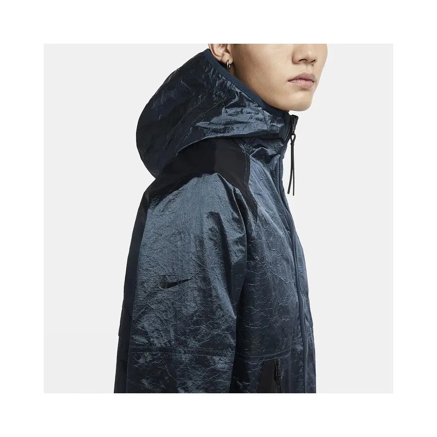 Мужская куртка с капюшоном, длинным рукавом, Nike Sportswear Teck Pack Deep, Nike, Цвет Karbon - Siyah — фото 4