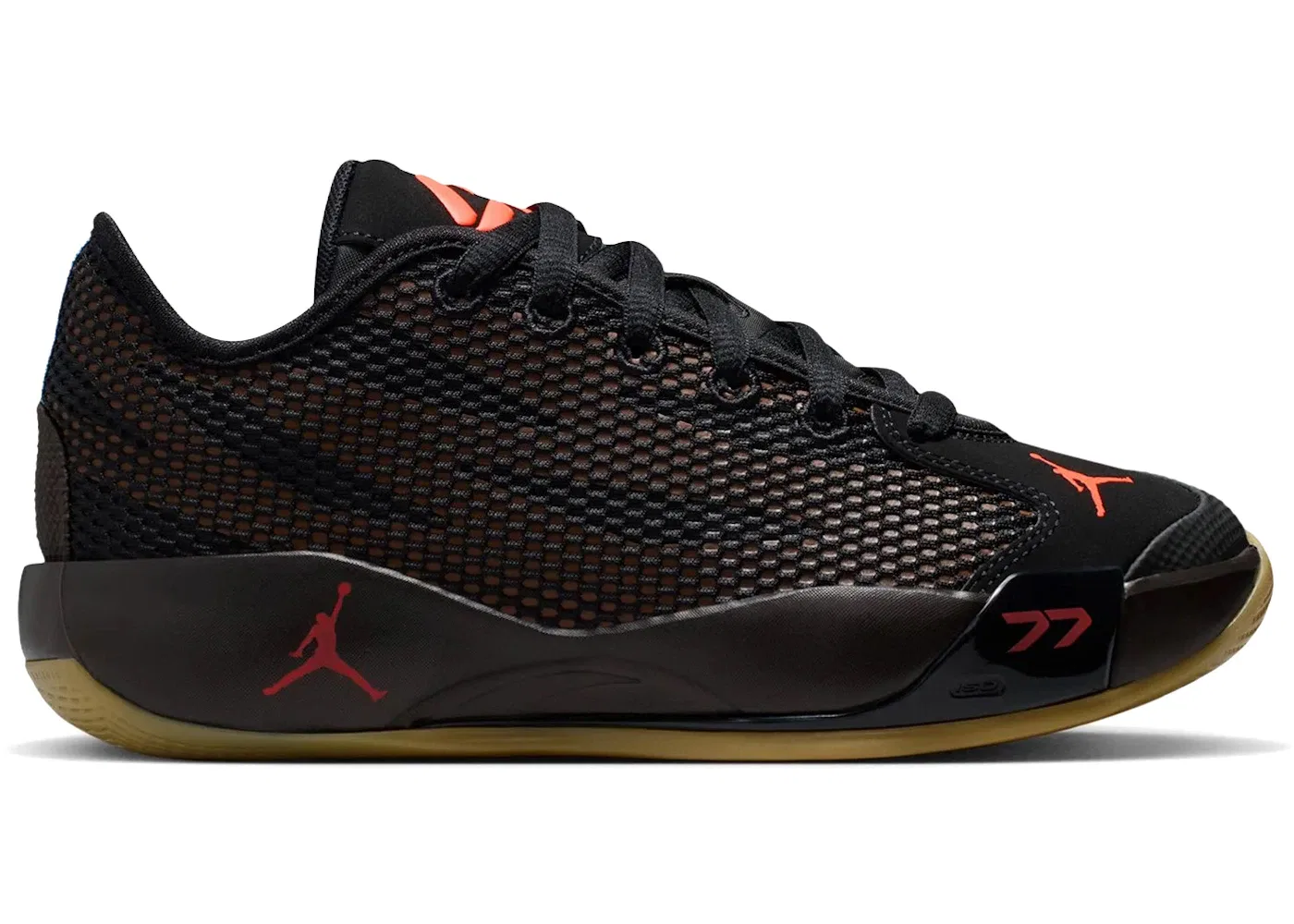 Детские кроссовки для баскетбола Jordan Luka .77 Jordan, Black/Fauna Brown/Gum Light Brown/Infrared 23