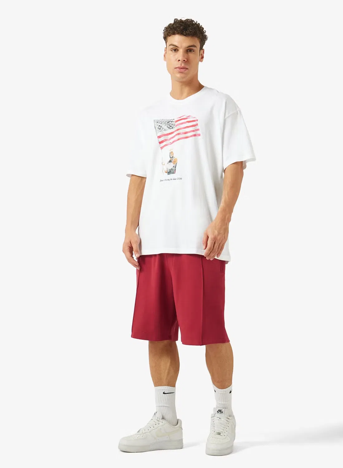 Футболка с принтом M90 Og Nike, белый — фото 4