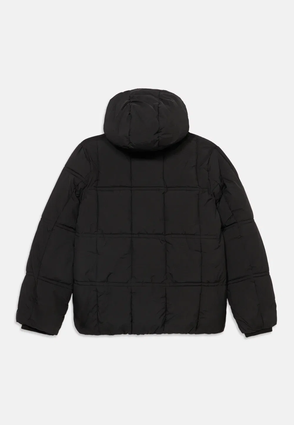 Утепленное пальто с изображением орла в тон, унисекс - зимняя куртка Lyle & Scott, Jet Black — фото 2