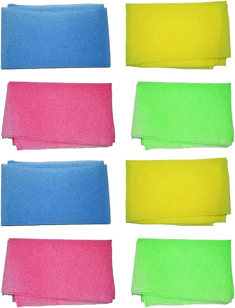 Пилинговое полотенце из нейлона, UKCOCO, 8 шт, 30x90 см