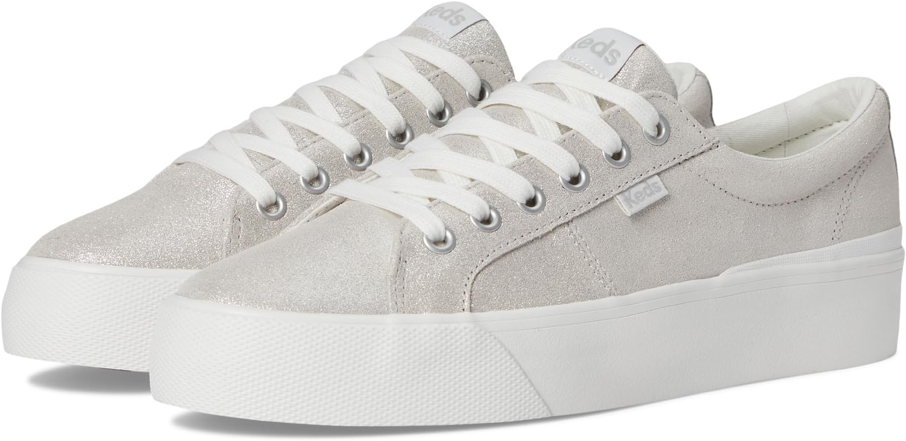 Кроссовки Keds Jump Kick Duo Lace-Up, цвет Peony Glitter Suede