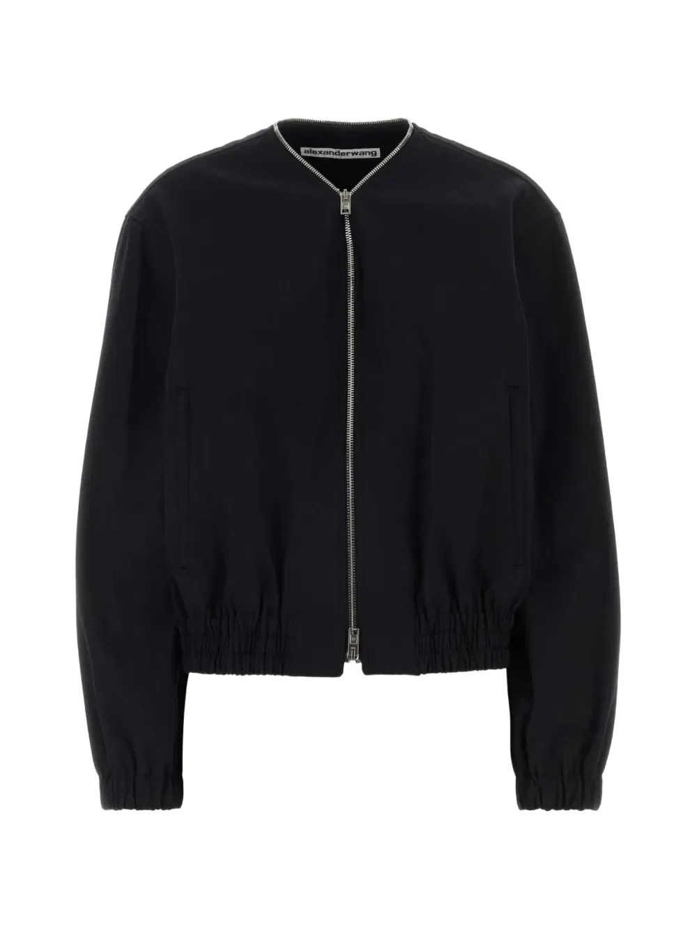 Хлопковая куртка-бомбер Alexander Wang, черный