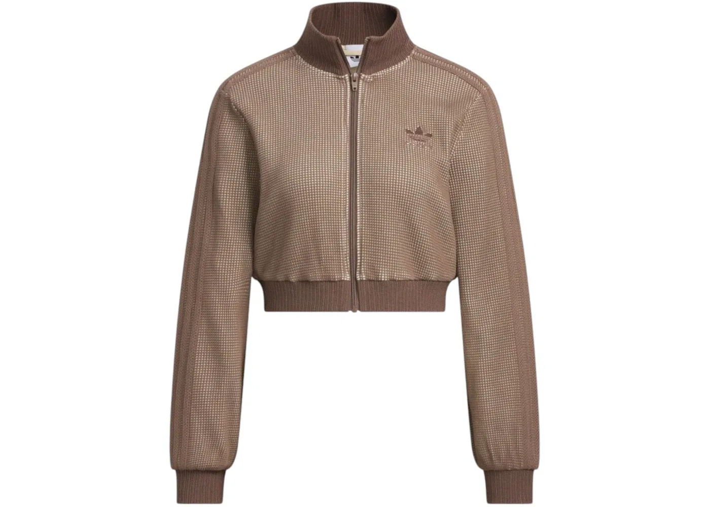 Женская куртка-бомбер адидас укороченная Top (Asian Sizing) Adidas, Sand Strata/Earth Strata