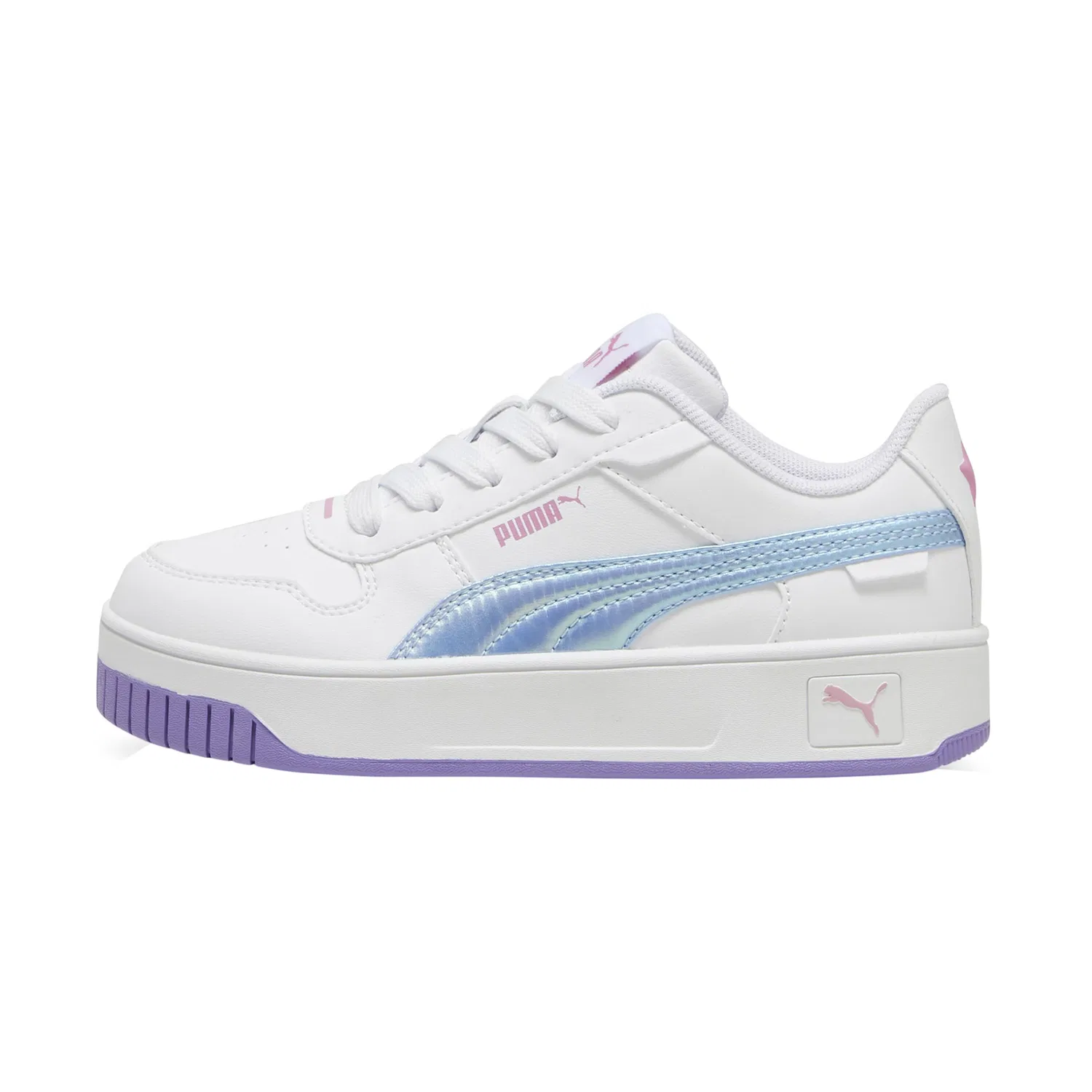 Детские кроссовки с платформой Puma Carina Street Bouncy Sky PS, Puma, Weiß