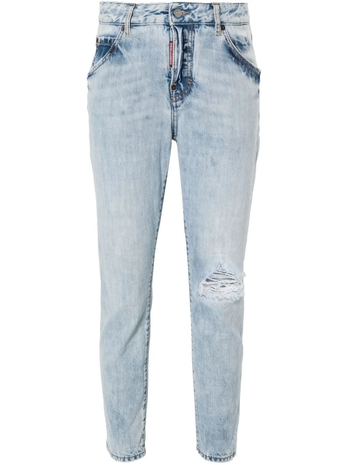 DSQUARED2 Джинсы Slim-Fit Светло-Голубого Цвета