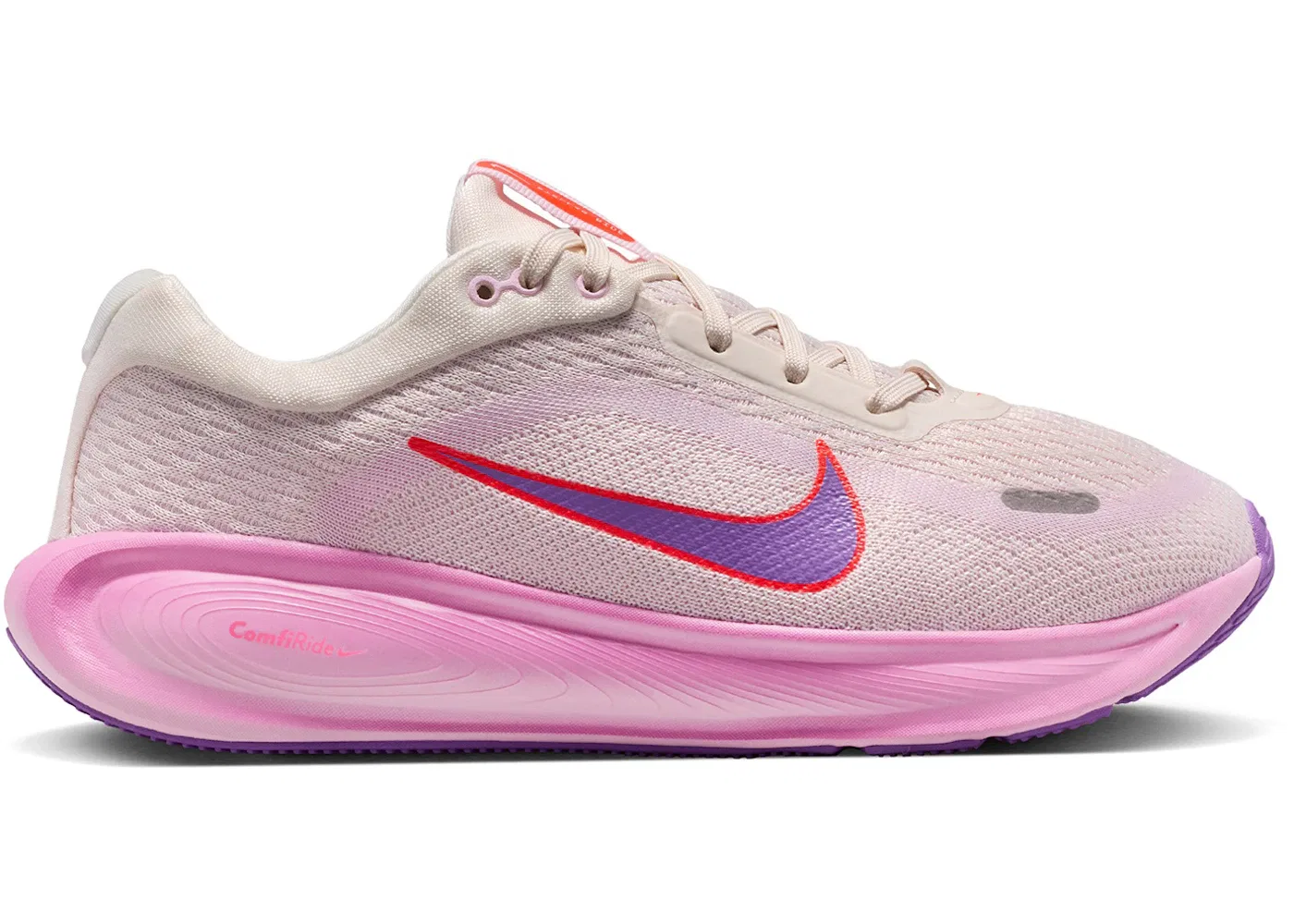 Детские кроссовки для бега Nike Stellar Ride, Chalk Pink Foam Bright Crimson Bright Violet