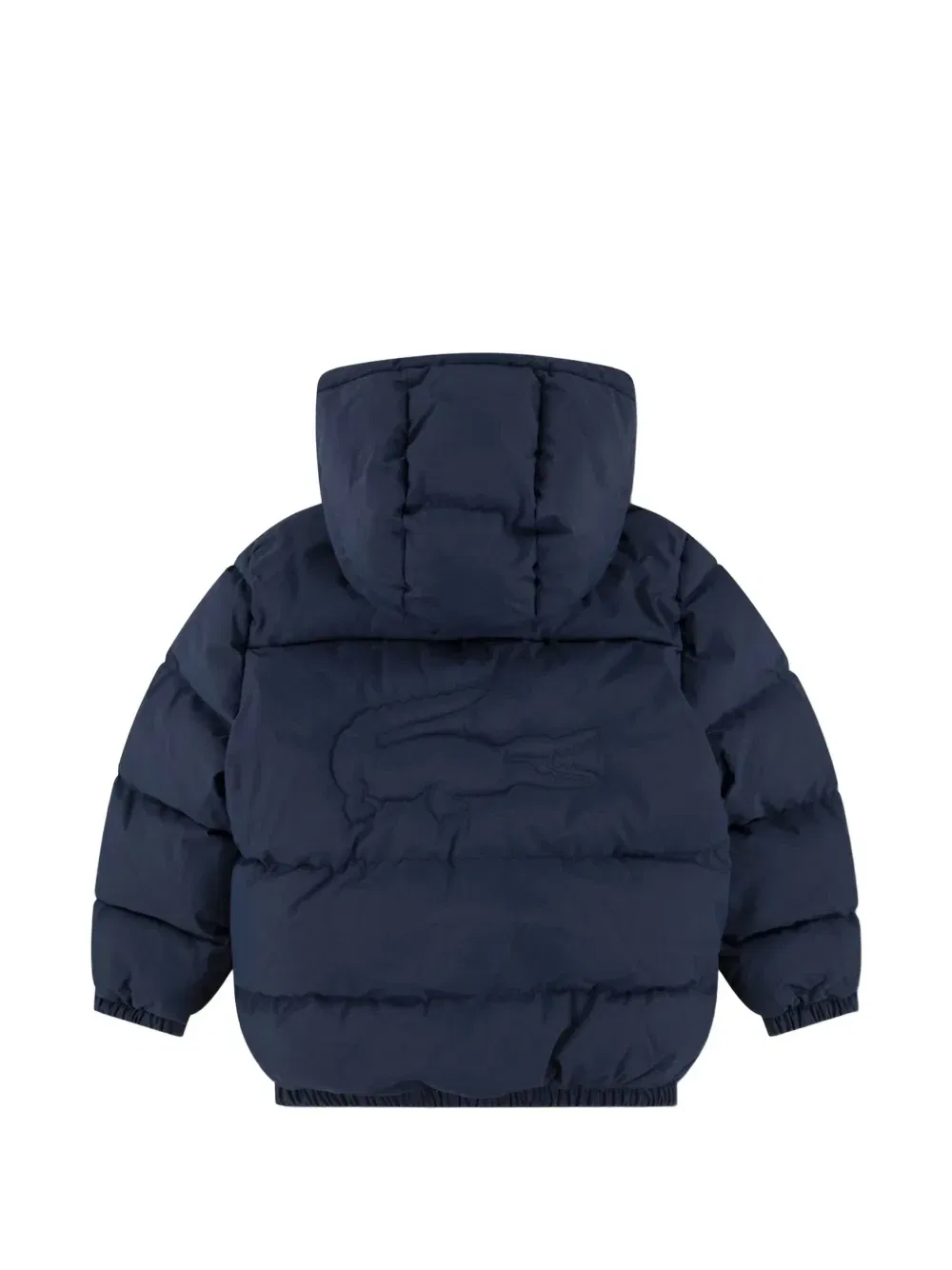 Куртка-пуховик с капюшоном и логотипом Lacoste Kids, синий — фото 2