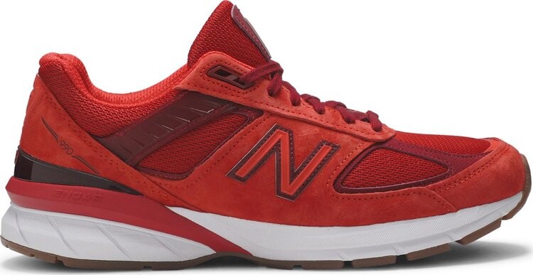 

Кроссовки New Balance 990v5 Made in USA 'Molten Lava', красный